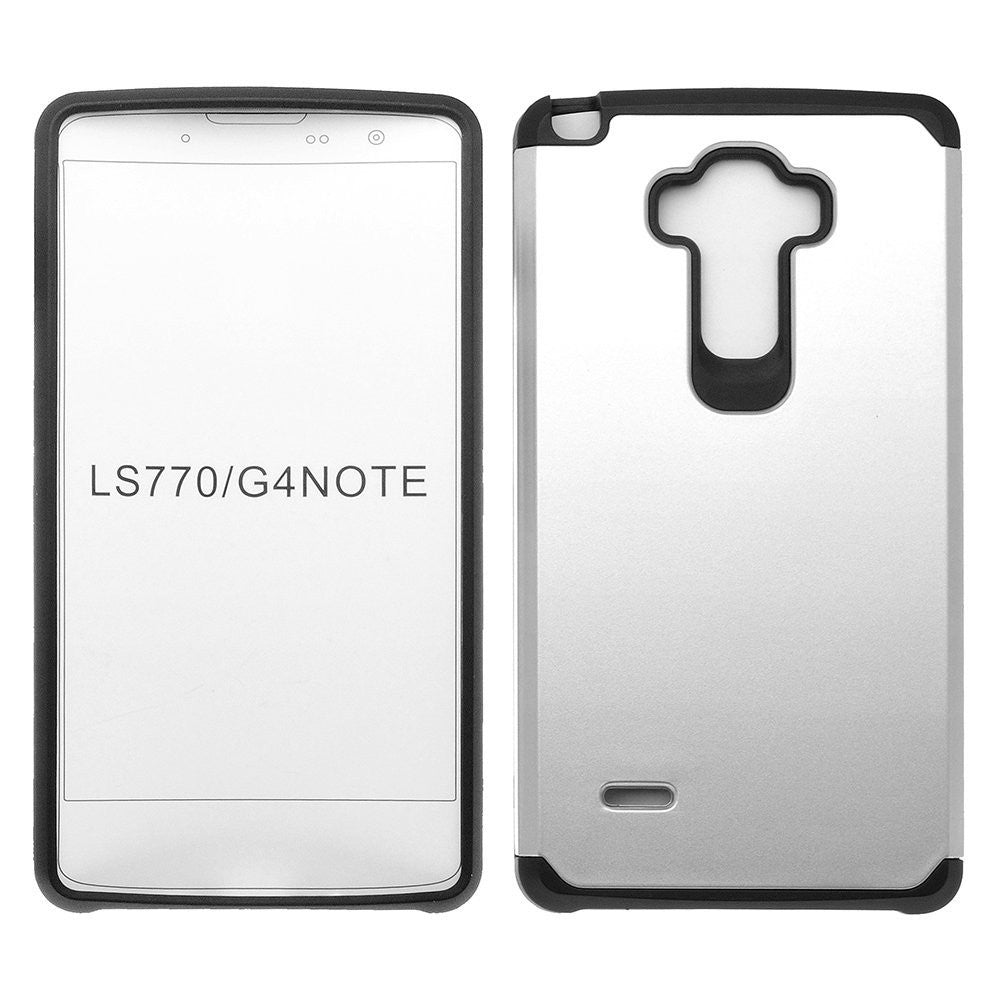 LG G Stylo Case, LG G Vista 2 Case - Silver - www.coverlabusa.com