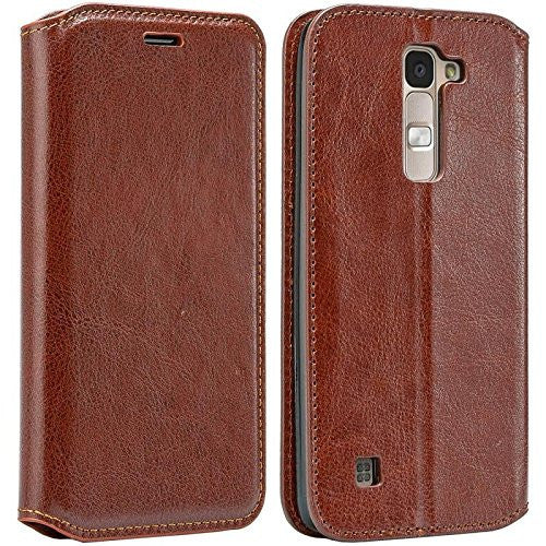 LG K8, Phoenix 2, Escape 3 wallet case - brown - www.coverlabusa.com