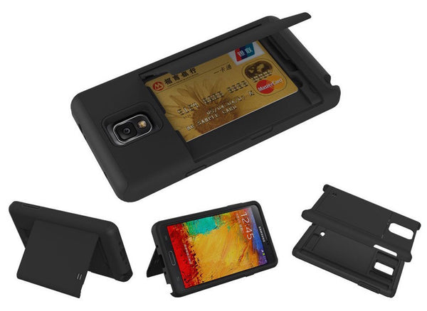 samsung galaxy note 4 case with card slot - black - www.coverlabusa.com