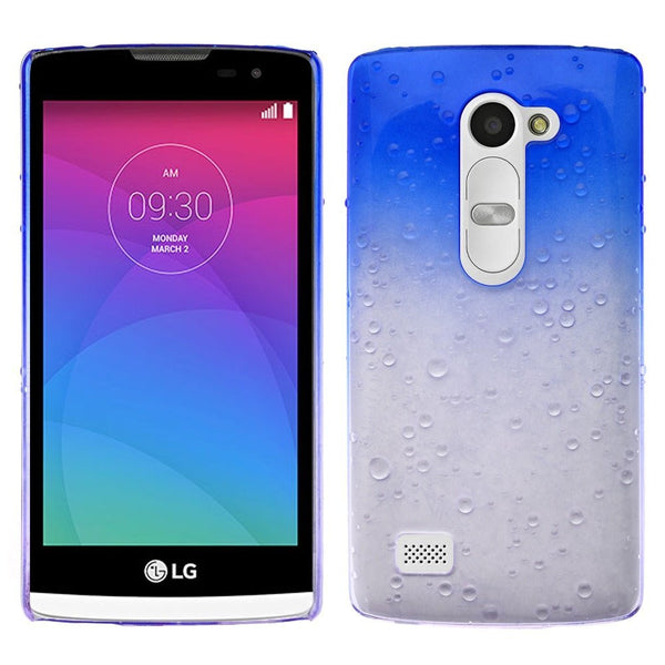 LG Leon LTE Case | Lg Tribute 2 Case | LG Power | LG Sunset | LG Destiny | LG Risio Case,  Ultra Slim Raindrop - Blue - www.coverlabusa.com 