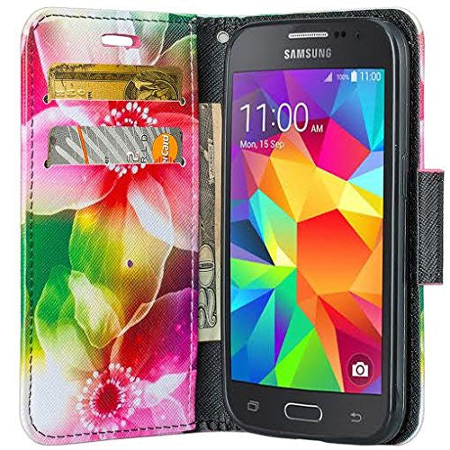 galaxy core prime wallet case - lily pedals - www.coverlabusa.com