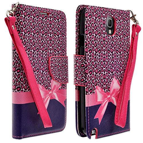 samsung galaxy note 3 leather wallet case - cheetah prints - www.coverlabusa.com