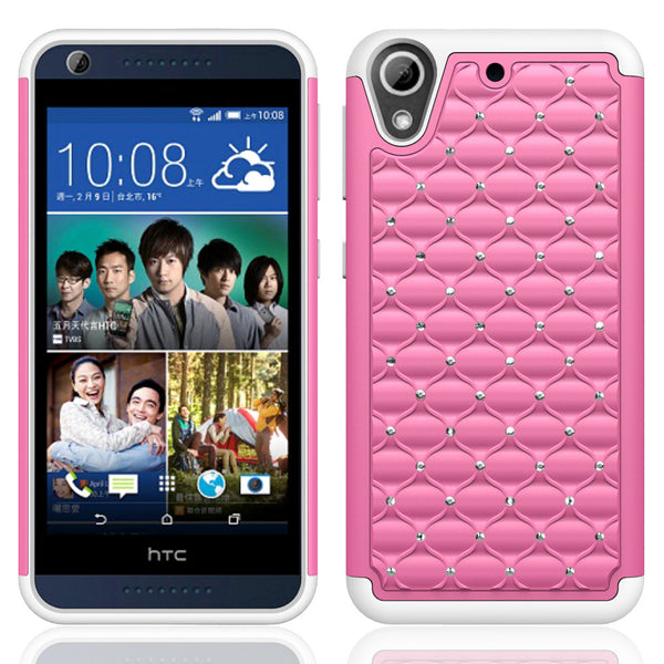 HTC Desire 626 Case - Pink/White - www.coverlabusa.com
