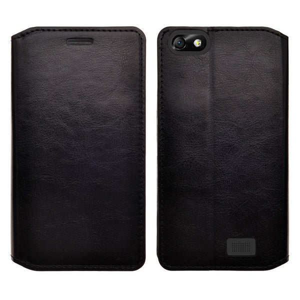 iphone 6s/6 plus wallet - black leather - www.coverlabusa.com