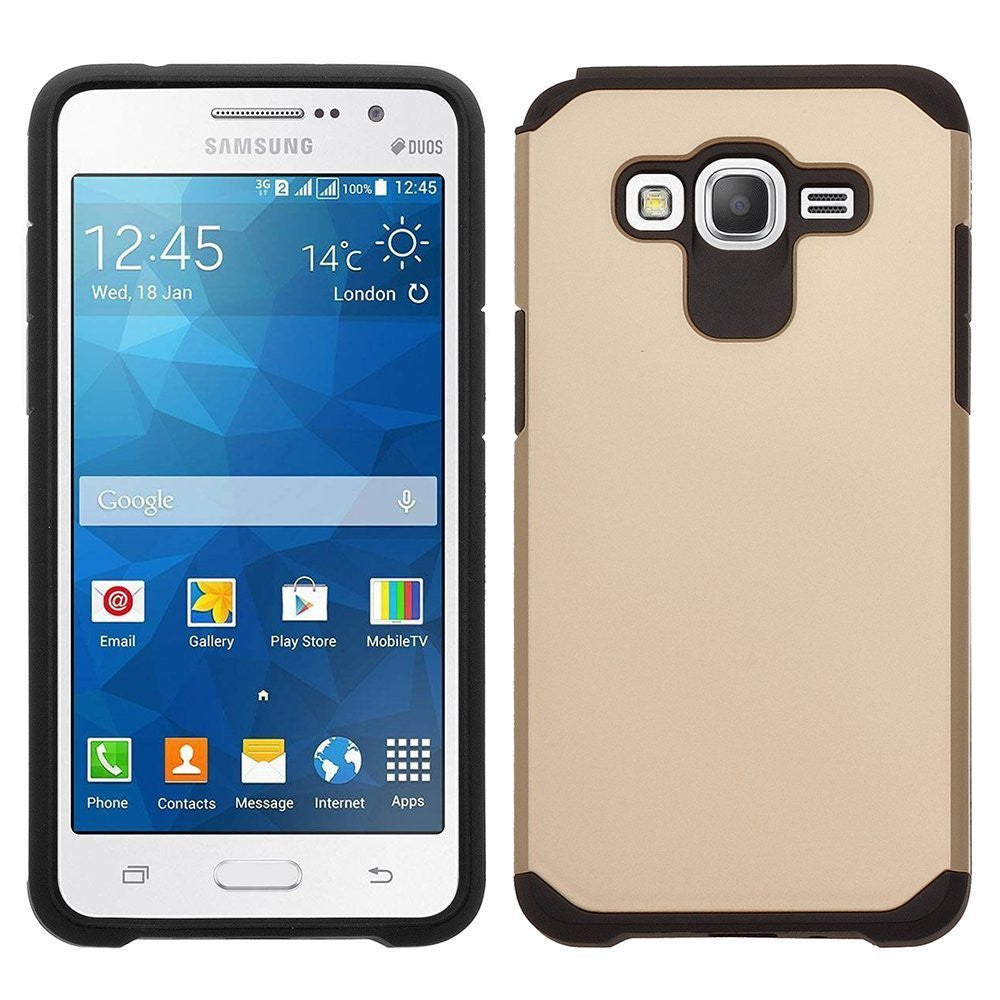 Galaxy Express Prime | Sky | Amp Prime | Sol | J3/J3V Hybrid Case - Gold - coverlabusa.com