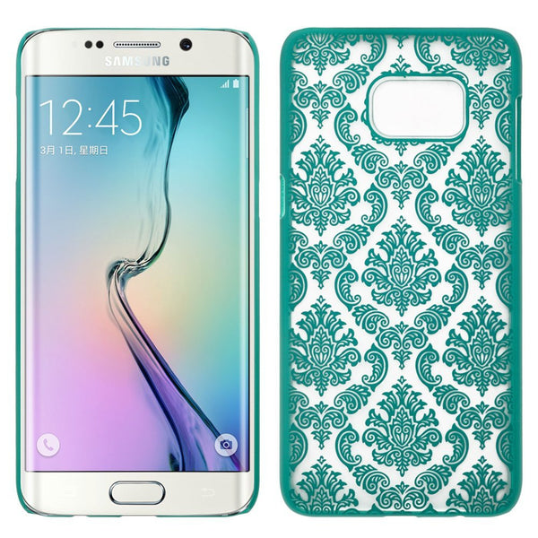 Samsung Galaxy S6 Edge Plus Ultra Slim Damask Vintage Case Cover for Galaxy S6 Edge Plus - Teal