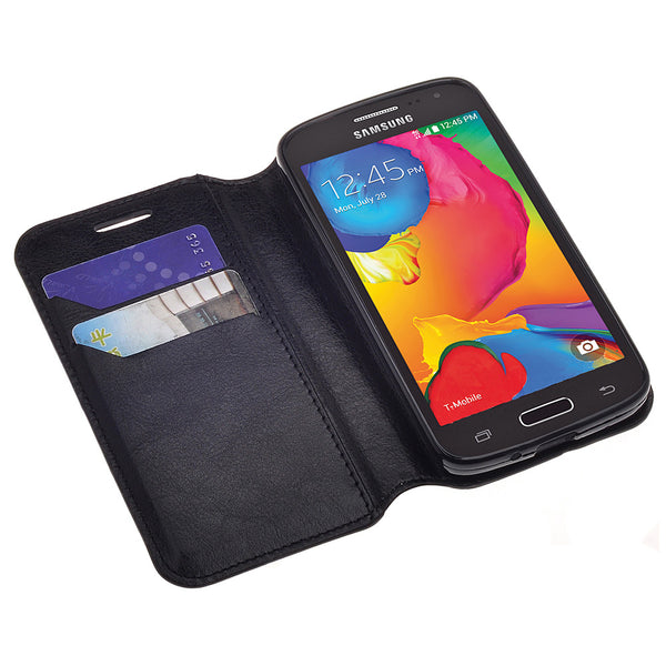 galaxy avant wallet case - black - www.coverlabusa.com