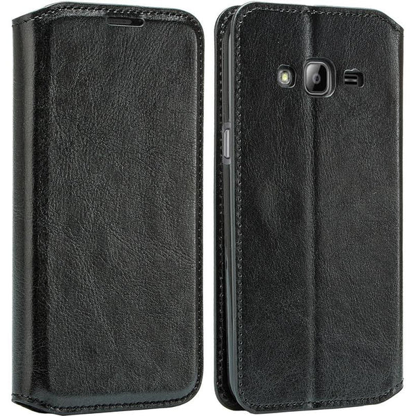 GO PRIME / GRAND PRIME WALLET CASE, BLACK leather WWW.COVERLABUSA.COM