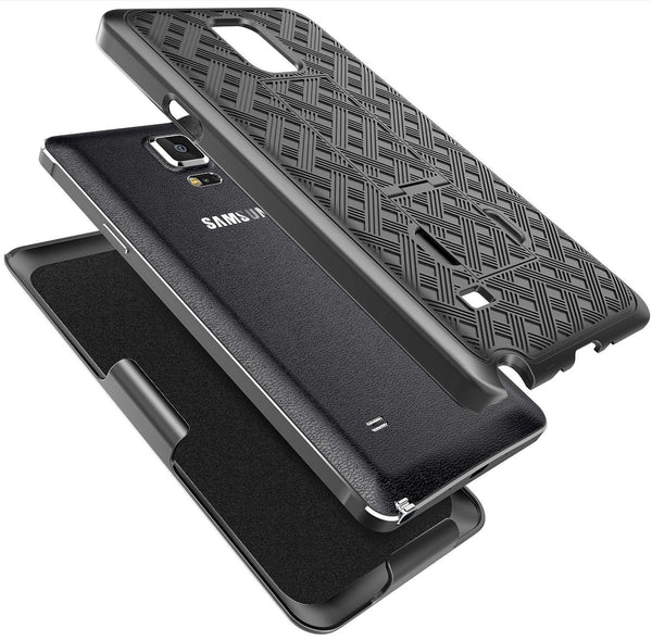 Galaxy Note 4 Case Holster Shell Combo - Black - www.coverlabusa.com