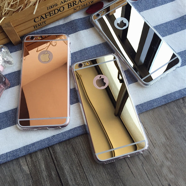 iphone X case, apple iphone 10 mirror case gold - www.coverlabusa.com