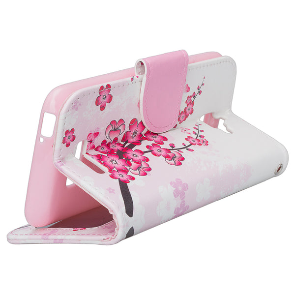 coolpad catalyst wallet case - cherry blossom - www.coverlabusa.com
