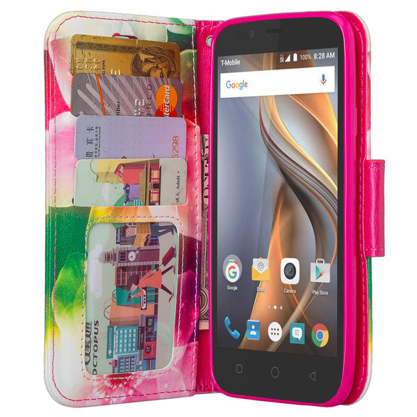 coolpad catalyst wallet case - lily pedals - www.coverlabusa.com