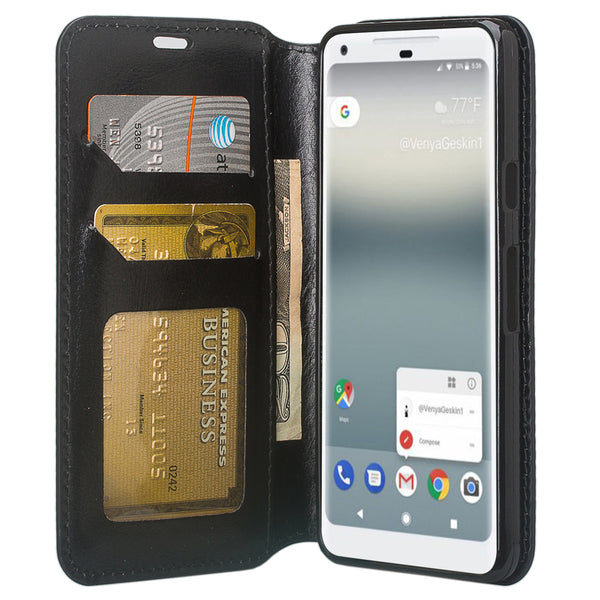Google Pixel 2 Wallet Case - black - www.coverlabusa.com
