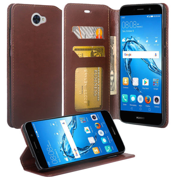 Huawei Ascend XT 2 Wallet Case - brown - www.coverlabusa.com