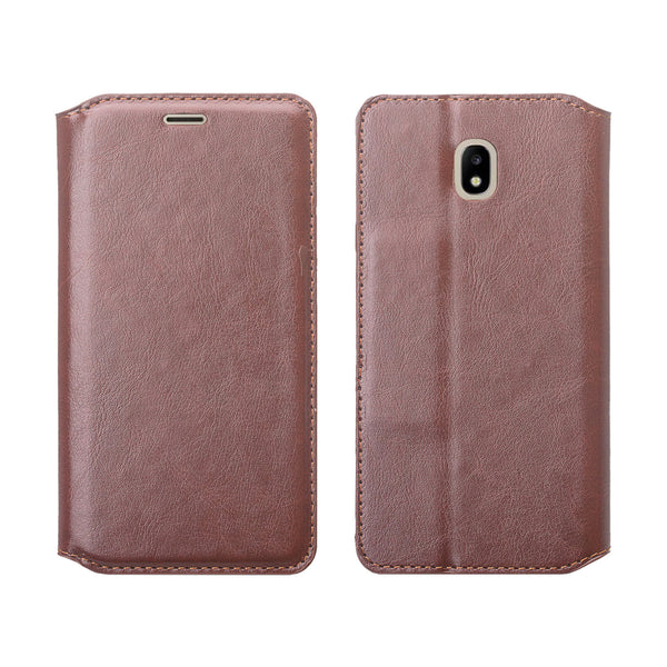 Samsung Galaxy J7 2018 Wallet Case - brown - www.coverlabusa.com