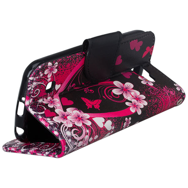 lg k3 wallet case - heart butterflies - www.coverlabusa.com