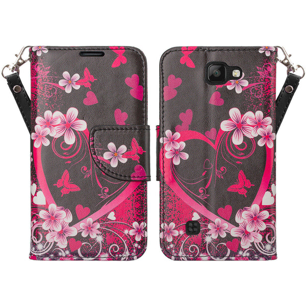 lg k3 wallet case - heart butterflies - www.coverlabusa.com