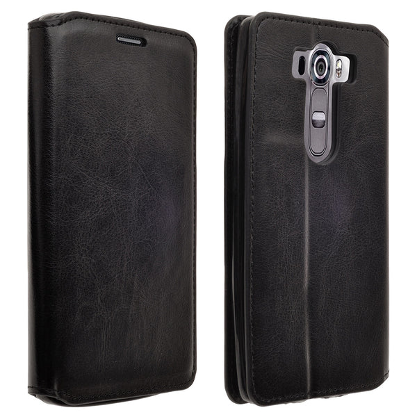 LG V10 leather wallet case - black - www.coverlabusa.com