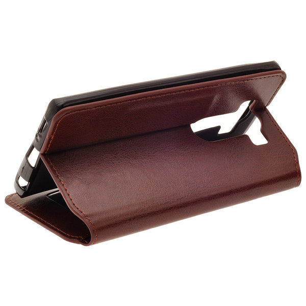 LG V10 leather wallet case - brown - www.coverlabusa.com