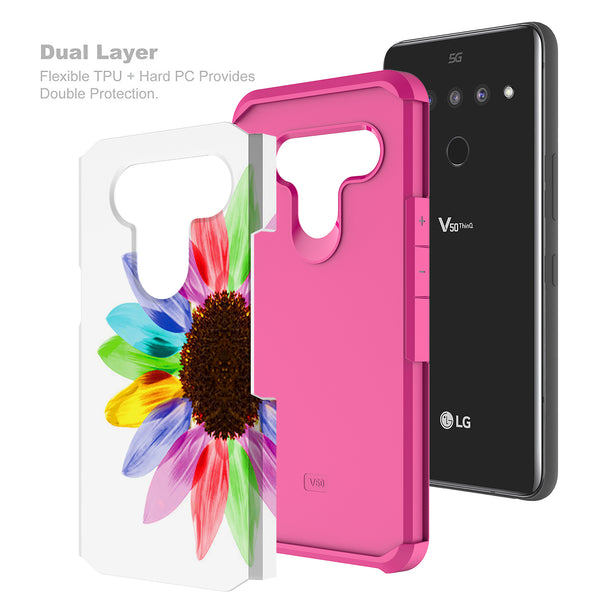 lg v50 thinq hybrid case - vivid sunflower - www.coverlabusa.com