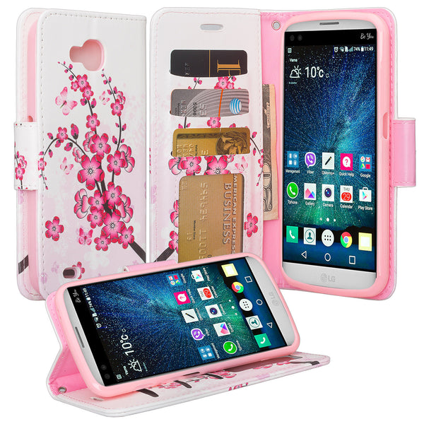 LG V9 Wallet Case - cherry blossom - www.coverlabusa.com