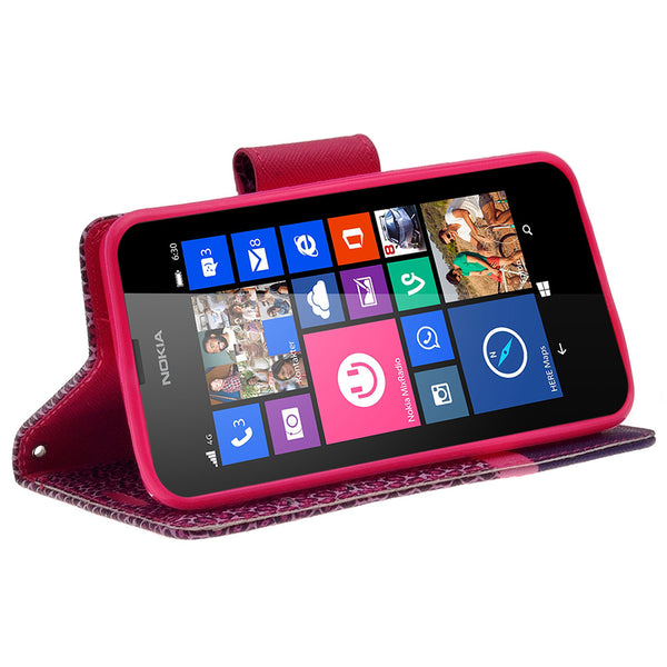 Nokia Lumia 635 Wallet Case - cheetah prints - www.coverlabusa.com