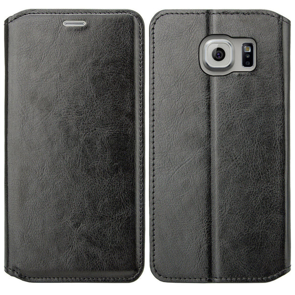 galaxy s7 edge cover, galaxy s7 edge wallet case - Black - www.coverlabusa.com