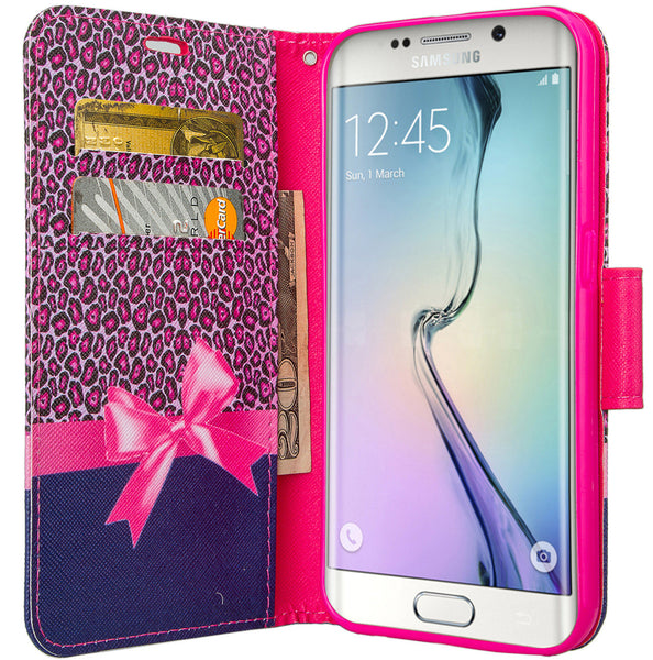 galaxy s7 edge cover, galaxy s7 edge wallet case - Cheetah Prints - www.coverlabusa.com