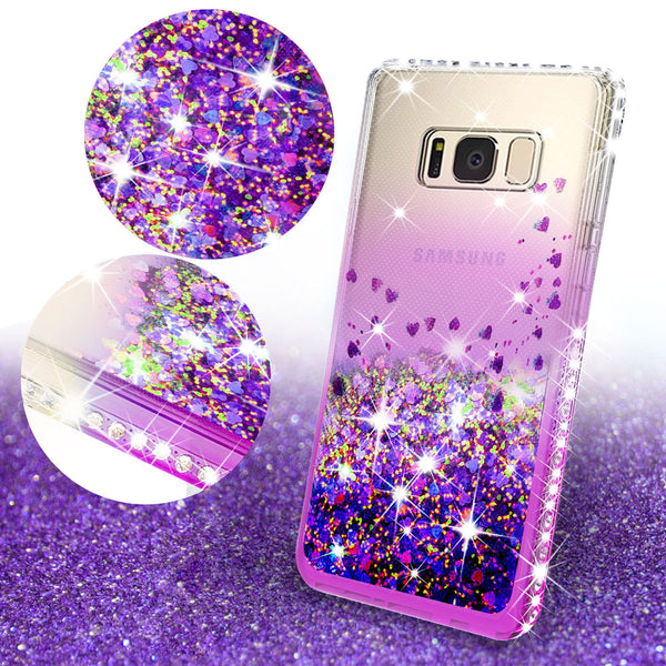 clear liquid phone case for samsung galaxy note 5 - purple - www.coverlabusa.com 