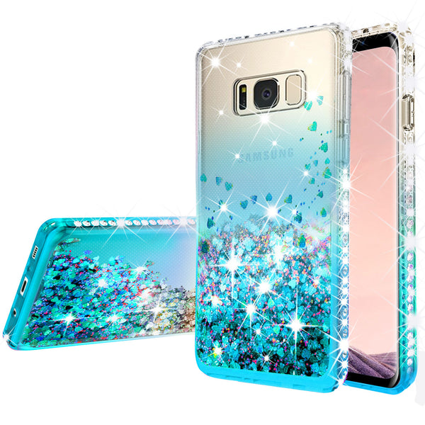 clear liquid phone case for samsung galaxy note 5 - teal - www.coverlabusa.com 