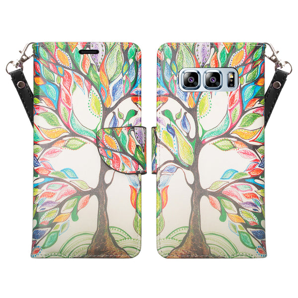 Galaxy Note 8 Wallet Case -vibrant tree - www.coverlabusa.com