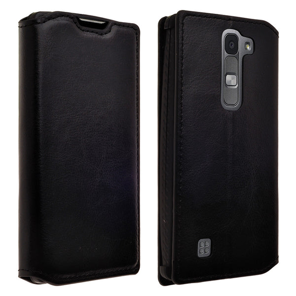 lg volt2 wallet case - black - www.coverlabusa.com