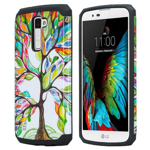 LG K8, Escape 3 Case, Protective Hybrid, Colorful Tree -  WWW.COVERLABUSA.COM