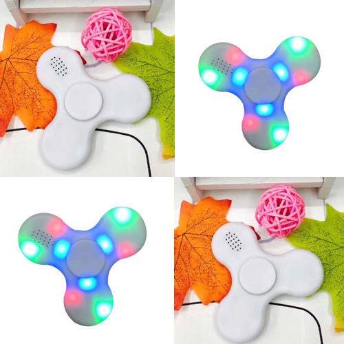 bluetooth fidget spinner white led - www.coverlabusa.com