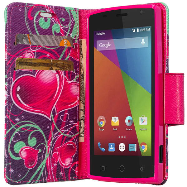 coolpad rogue wallet case - heart strings - www.coverlabusa.com