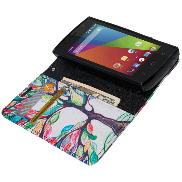 coolpad rogue wallet case - colorful tree - www.coverlabusa.com