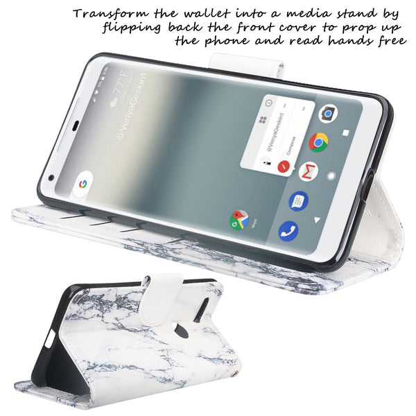 Google Pixel 2 XL Wallet Case - marble - www.coverlabusa.com