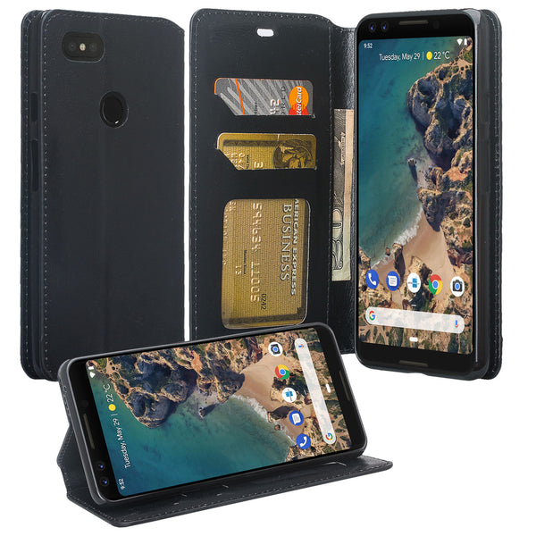 Google Pixel 3 XL Wallet Case - black - www.coverlabusa.com