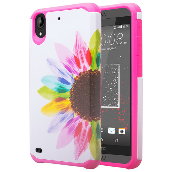 htc desire 555 hybrid case - vivid sunflower - www.coverlabusa.com