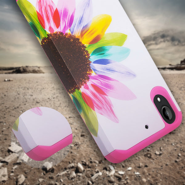 htc desire 555 hybrid case - vivid sunflower - www.coverlabusa.com