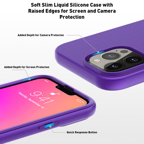 apple iphone 13 pro max full-body tpu case - purple - www.coverlabusa.com