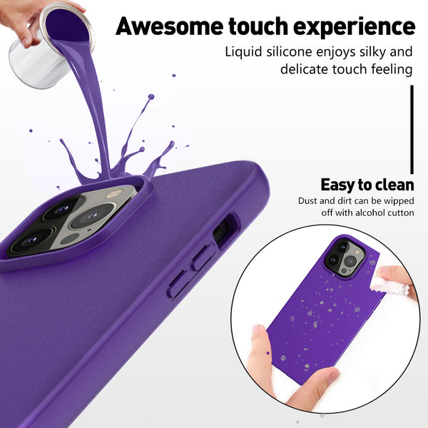 apple iphone 12 pro max full-body tpu case - purple - www.coverlabusa.com