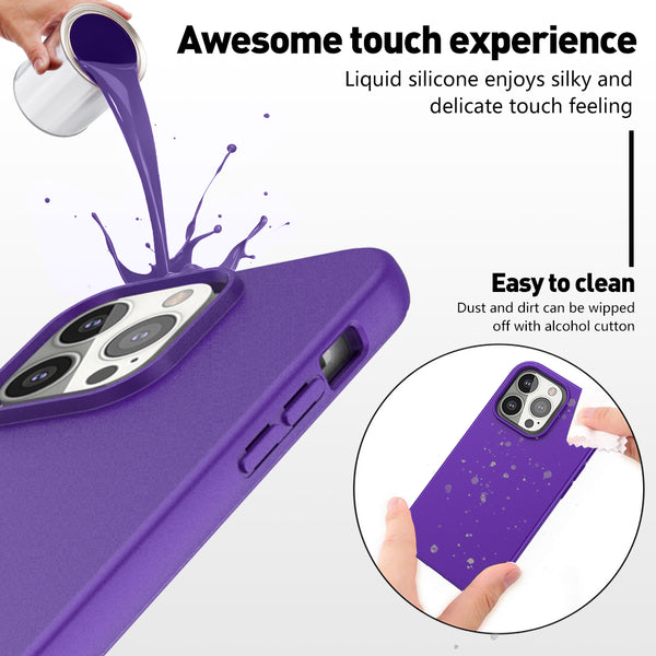 apple iphone 13 pro full-body tpu case - purple - www.coverlabusa.com