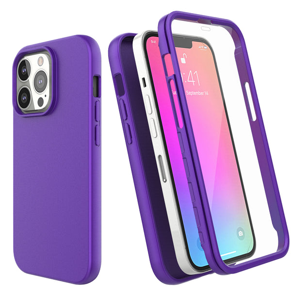 apple iphone 12 pro full-body tpu case - purple - www.coverlabusa.com