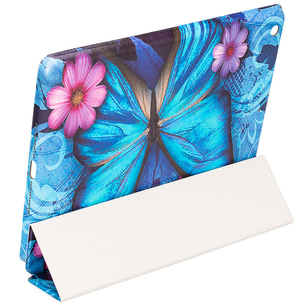 Apple iPad 9.7-inch Wallet Case - Blue Butterfly - www.coverlabusa.com
