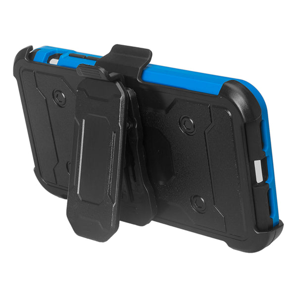 Apple Iphone X, iPhone 10 holster case - blue - www.coverlabusa.com
