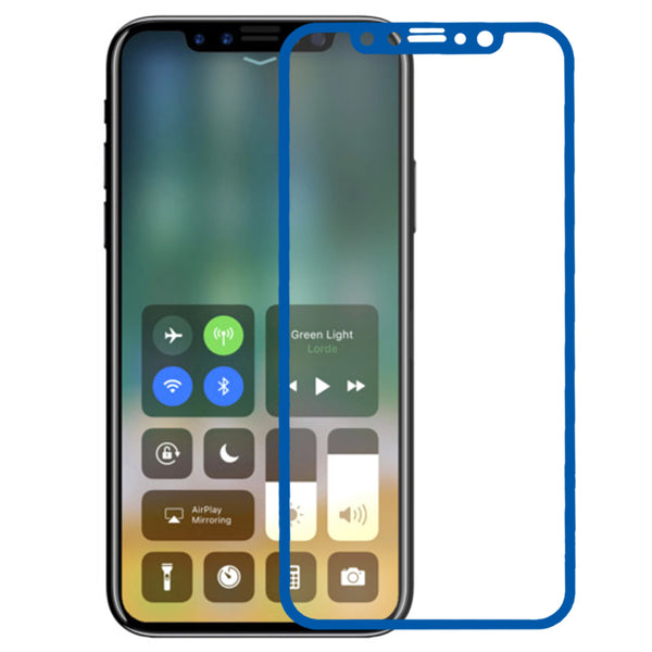 apple iphone x screen protector tempered glass - blue - www.coverlabusa.com