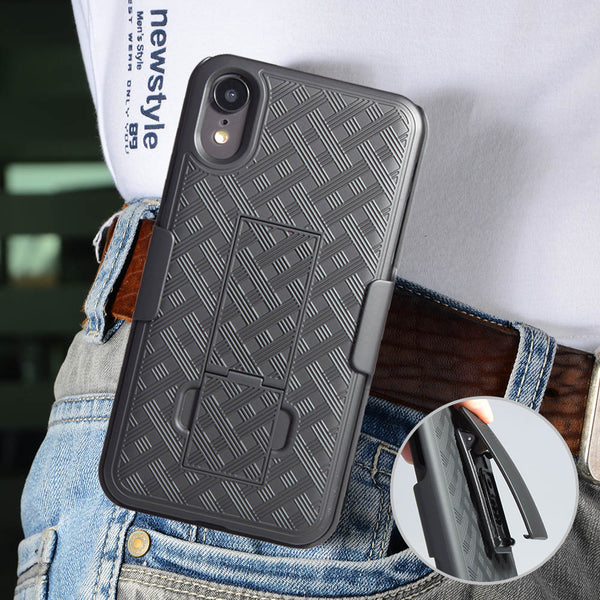 apple iphone xs max, xsmax holster shell combo case - www.coverlabusa.com
