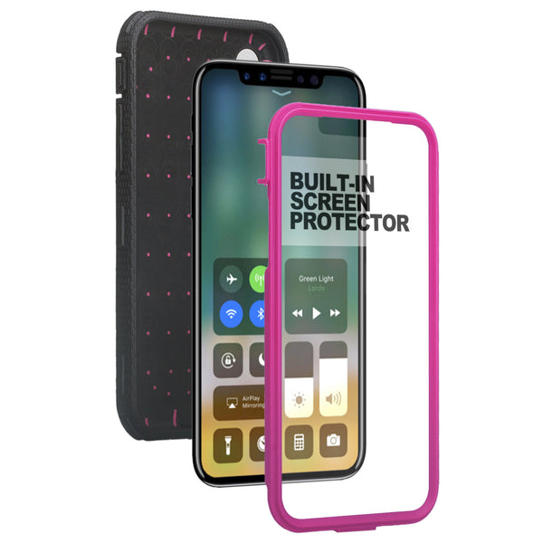 Apple iPhone XS Max heavy duty holster case - purple - www.coverlabusa.com