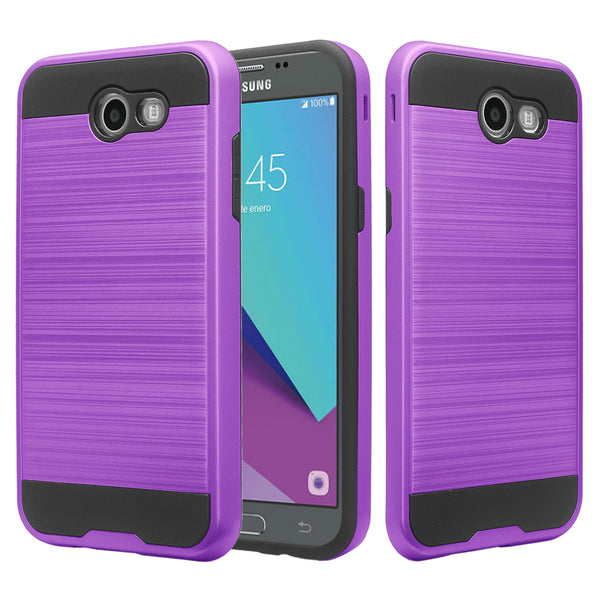 Samsung Galaxy j3 Emerge J3 2017 case - brush purple - www.coverlabusa.com